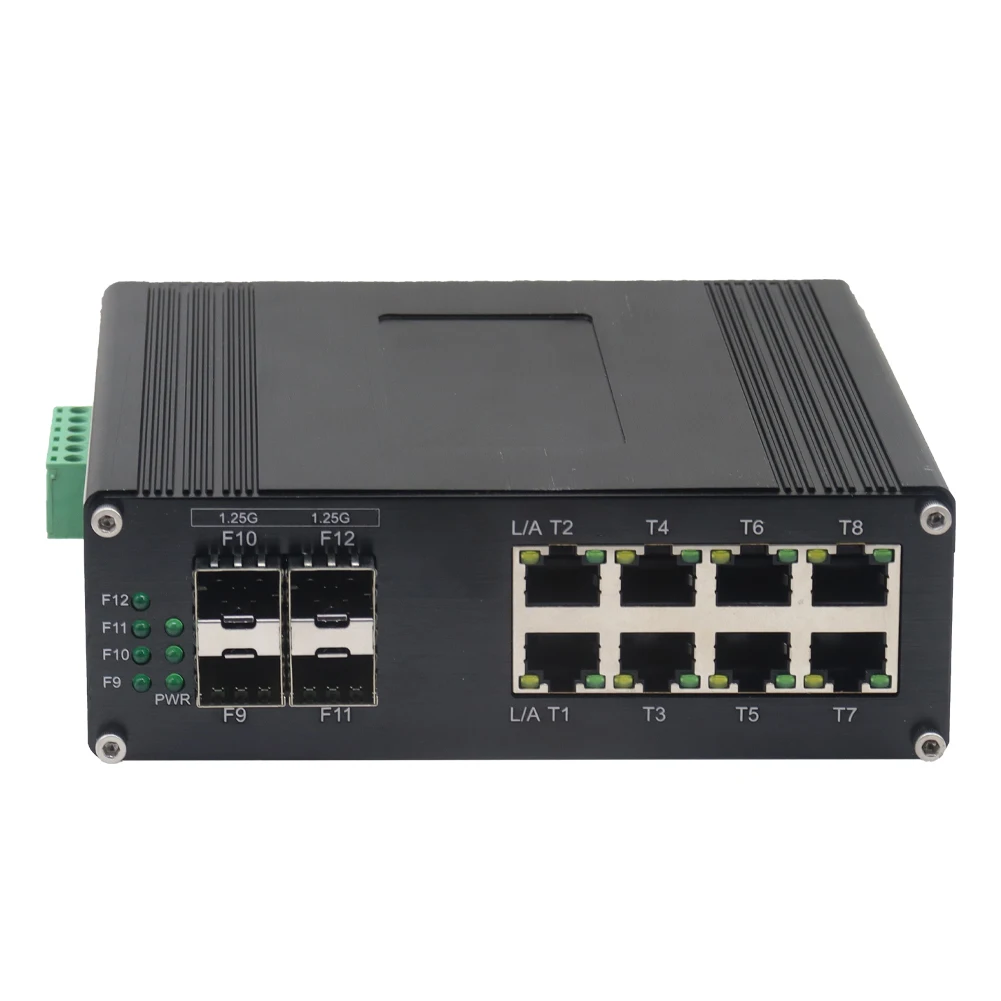 Wholesales Industrial 1-Port 802.3at  to 4-Port 802.3af/at Gigabit Ethernet  Extender