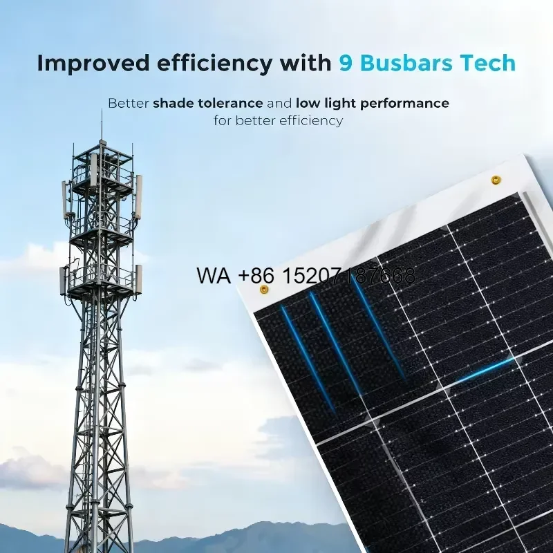 Wmwmnu 23% Efficiency 100W Flexible Solar Panel Monocrystalline Waterproof Bendable Charger with DC Connector 20.7V for RV