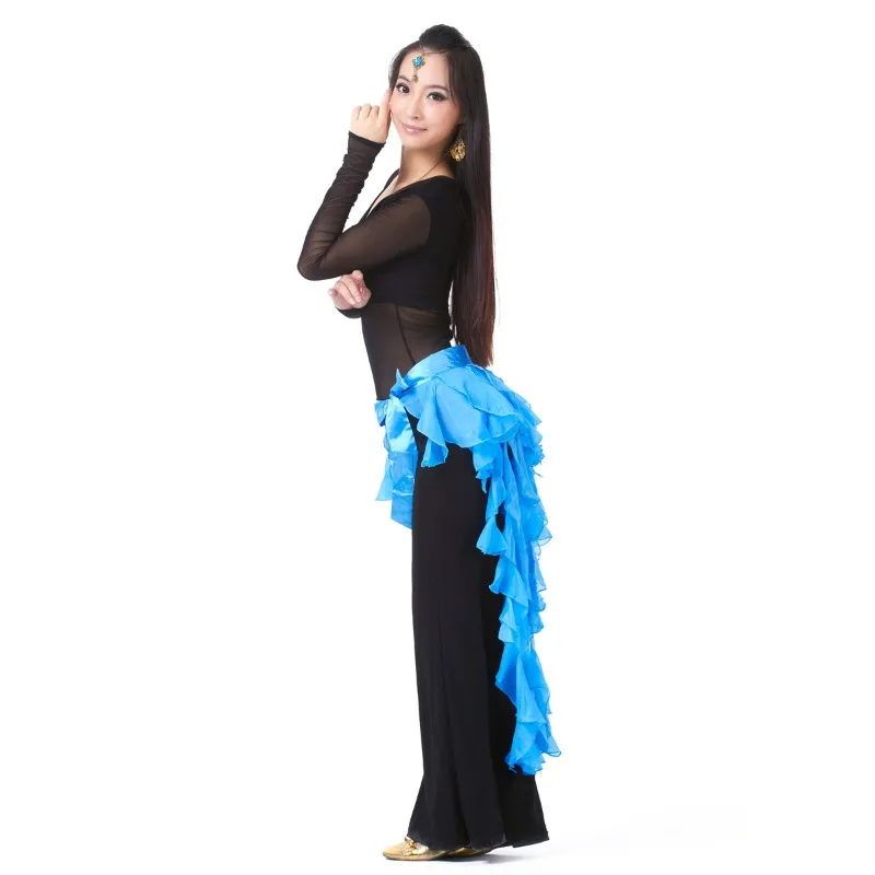 customized Mid wrinkled long sleeved nine tailed fox set belly dance costumes practice suit set martial arts practice suit set