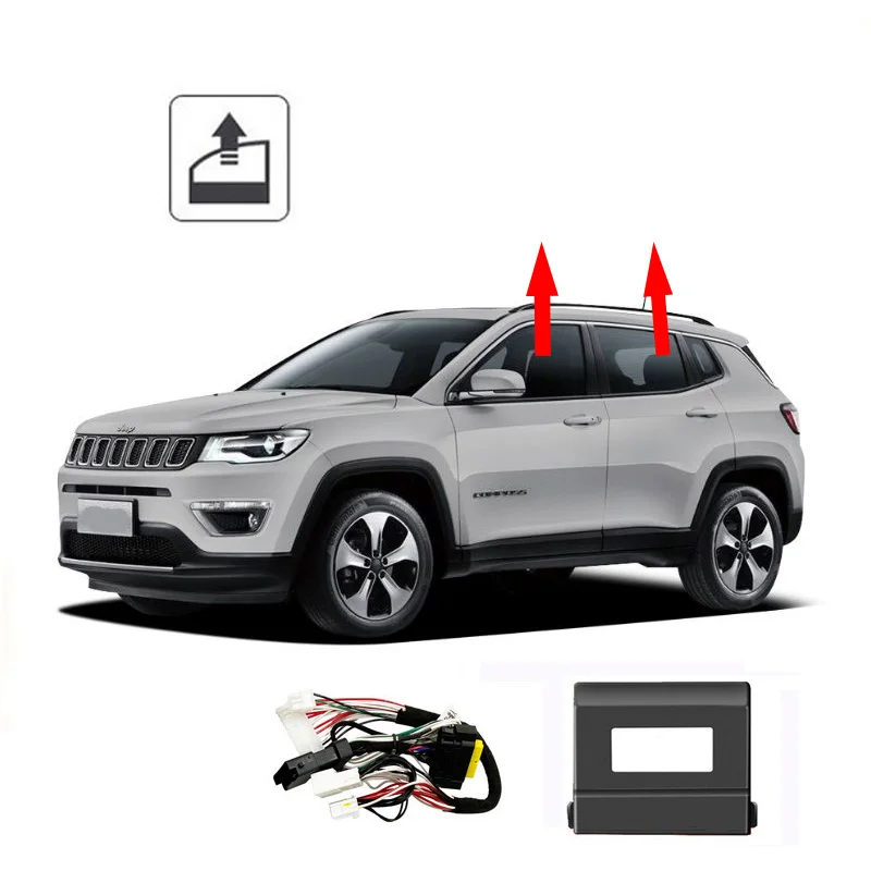 

Для Jeep Compass 2010-2021 оконный доводчик автоматический 4-дверный автомобильный модуль питания комплект интеллектуальное закрытие окна