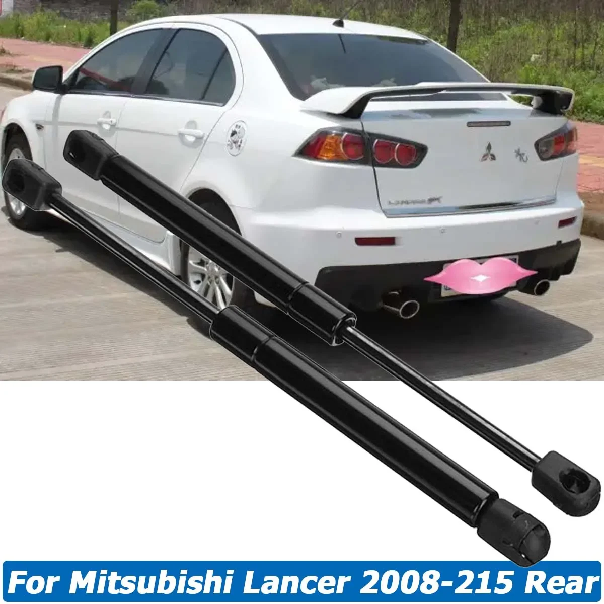 

Rear Trunk Tailgate Gas Spring Shock Lift Strut Support Rod Arm Bars For Mitsubishi Lancer EX EVO 2008-2015 Car Accessories