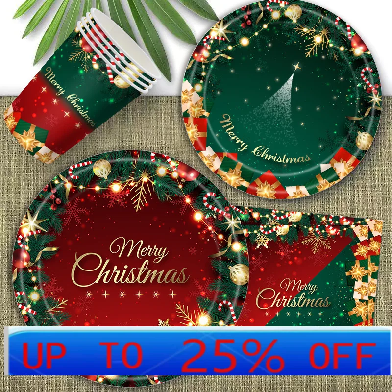 

LMM Party Ornament Disposable 3 Silk Tablecloth Paper Cup Towel Plate Set