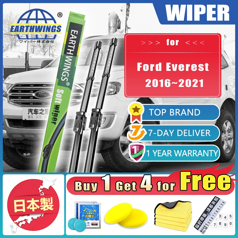 

Car Front Rear Windshield For Ford Everest 2016~2021 2019 2018 U375 Auto Wipers Blades Accessories Protective Windscreen Clean