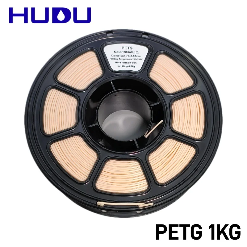 PETG 3D Printer Filament 1.75mm Dimensional Accuracy +/-0.02mm 1kg Spool 10 Colors No Clogging No Stringing for FDM 3D Printers