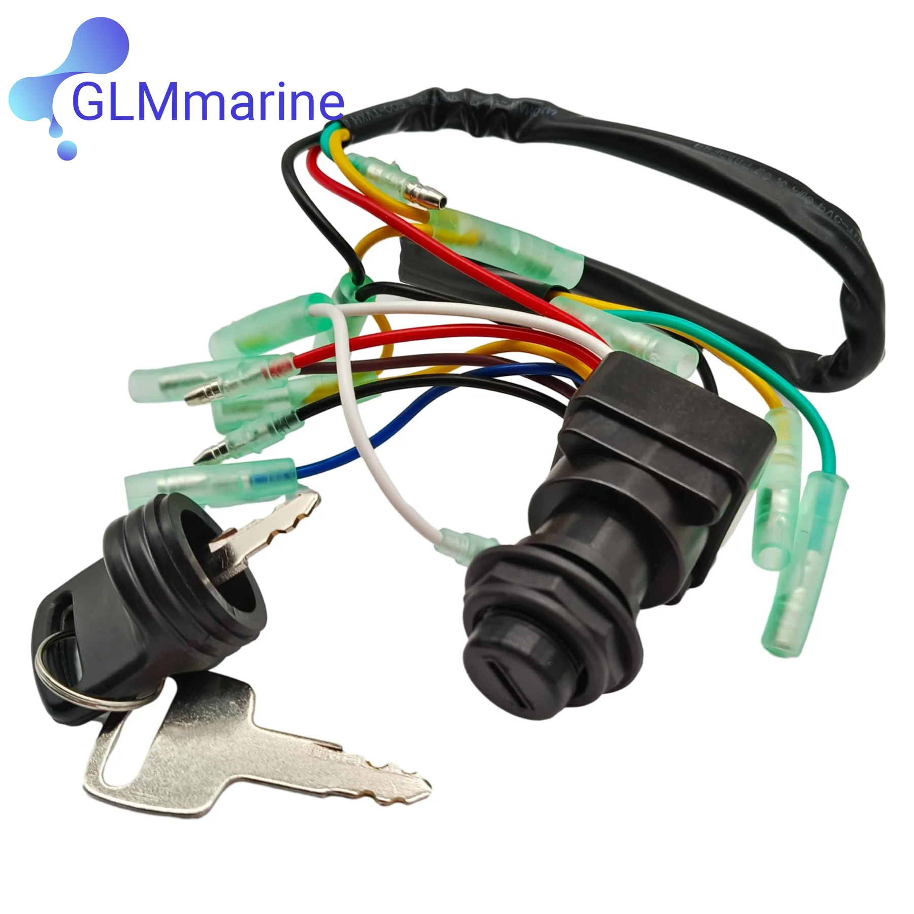 2 Set 703-82510-43 Ignition Switch Key Assy 703-82510 for YAMAHA Boat Outboard Engine Control Box 703-82510-43-00 703-82510-42 image 4