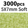 5x7mm 3000 piezas blancas