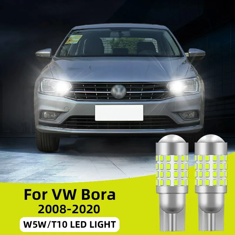 

2PCS For Volkswagen Bora 2008-2020 T10 W5W Led Bulb width lights side marker position Car Signal Lamp 12V 24V Clearance Lights