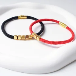 New Milan Rope Chain Bracelets for Women Men Transfer Bead Charm Couple Bracelet Luxury Magnetic Buckle Jewelry Gift Wholesale