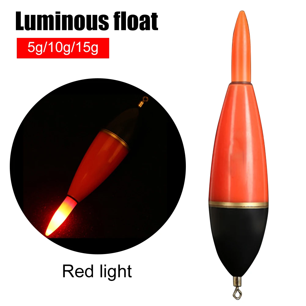 5g/10g/15g Portable Fishing Drift Floats Lightweight Luminous Glow Fishing Night Float Pressure Resistance Tool Supplies