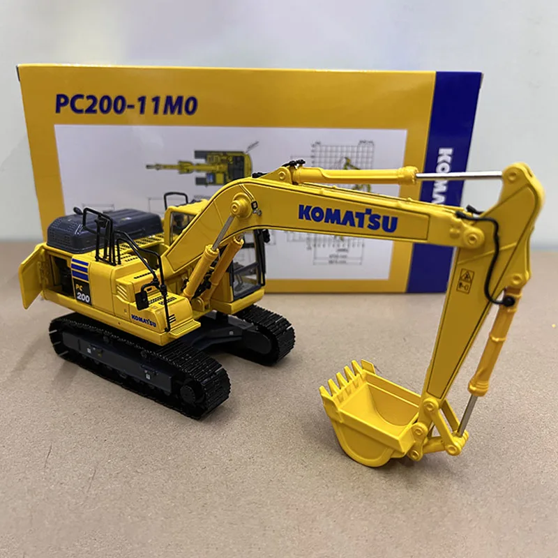 

KOMATSU Diecast Alloy 1:43 Scale PC200-11M0 Excavator Construction Vehicle Model Adult Classic Toy Souvenir Gifts Static Display