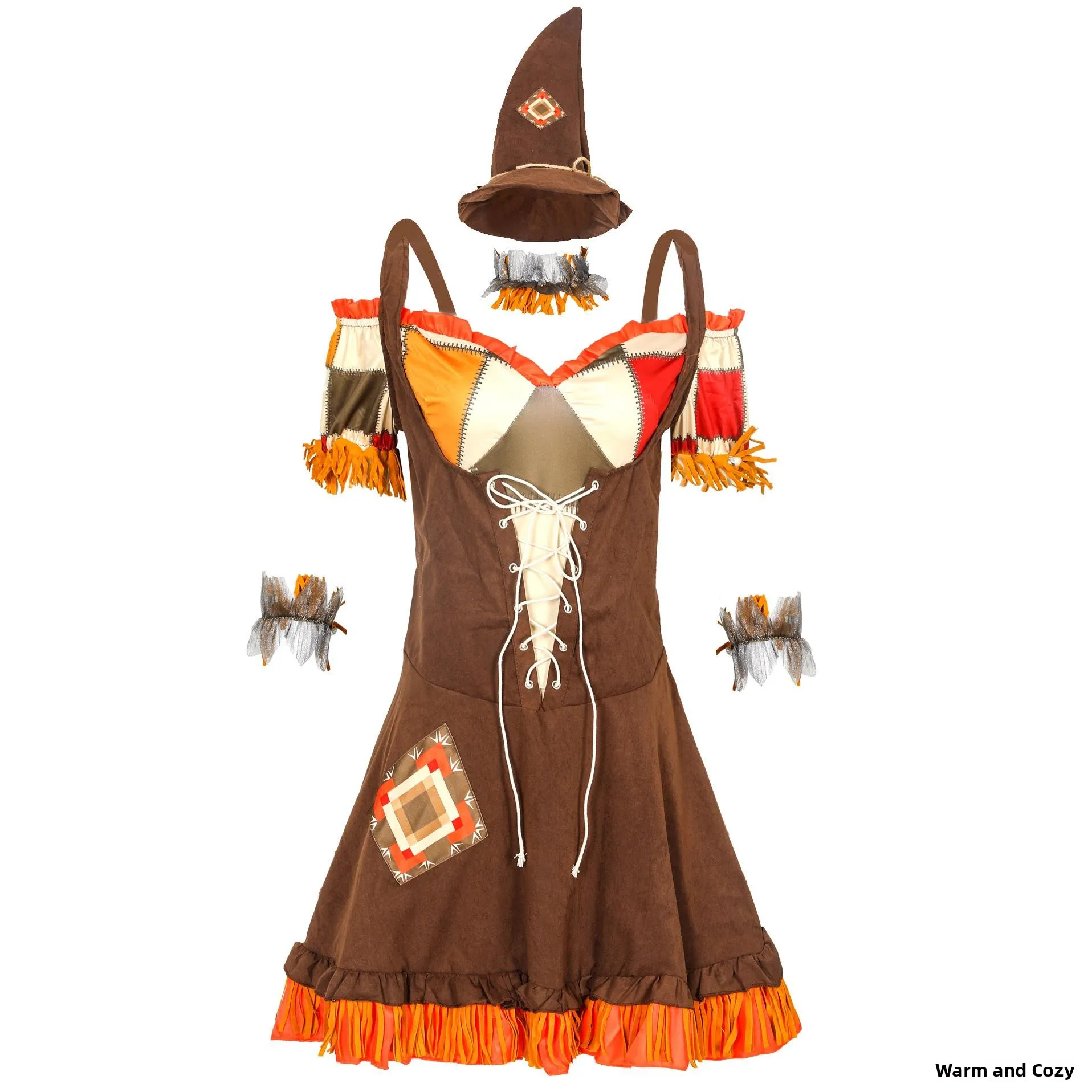 Halloween Heksenkostuum Clown Heksenoutfit de Tovenaar van Oz St Man Stage Performance Kleding Fairy T Thema Par Dr