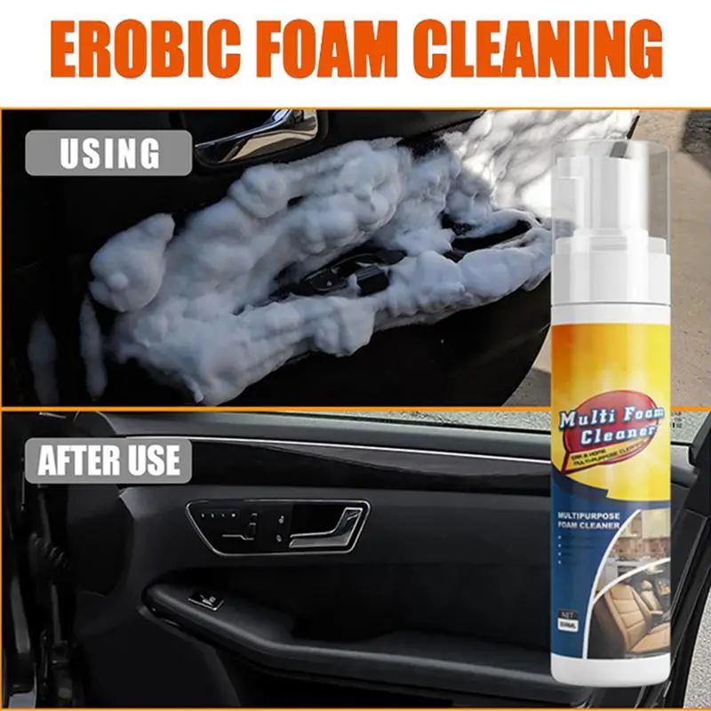 Spray Foam Cleaner High Effective Foam All Purpose Cleaner High Effective 150ml Foaming Cleaner Spray For Fabric Kitchen Carpet