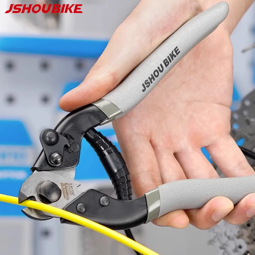 JSHOU BIKE Hand Cable Cutter Pliers Professional Bike Tools Wire Breaker MTB Cycling Tool Line Clamp Repair Bicycle Accessories