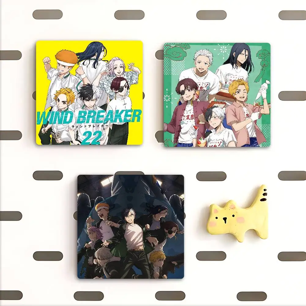 WIND Anime BREAKER 1 шт. магнит на холодильник персонализированный магнитный держатель для фотографий прочный квадратный поверхностный магнит на холодильник