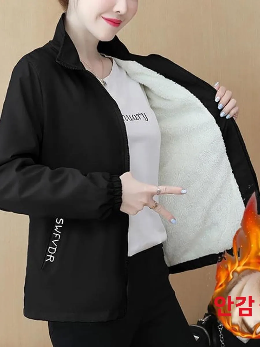 unlined-ort-jaet-women's-spring-autumn-new-sle-stand-collar-loose-casual-versatile-with-ket-handkerchief