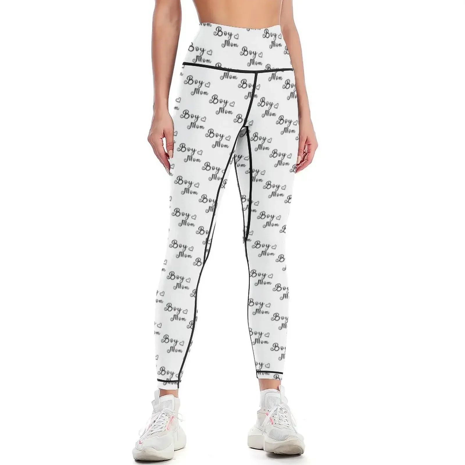 Boy Mom Shirt, Mom Shirt, Boy Mama Shirt, Mama Mom Life shirt Leggings sports for Fitness woman sport pants Womens Leggings