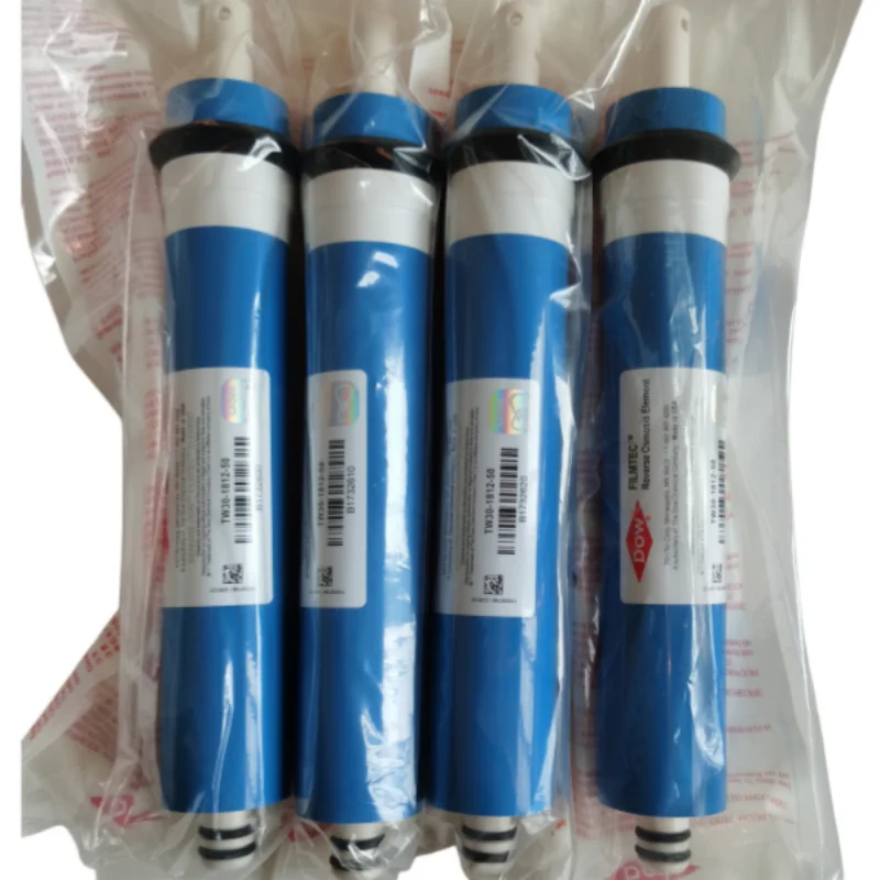 4 pcs Dow Filmtec 50 Gpd reverse osmosis membrane TW30-1812-50 kitchen RO water filter