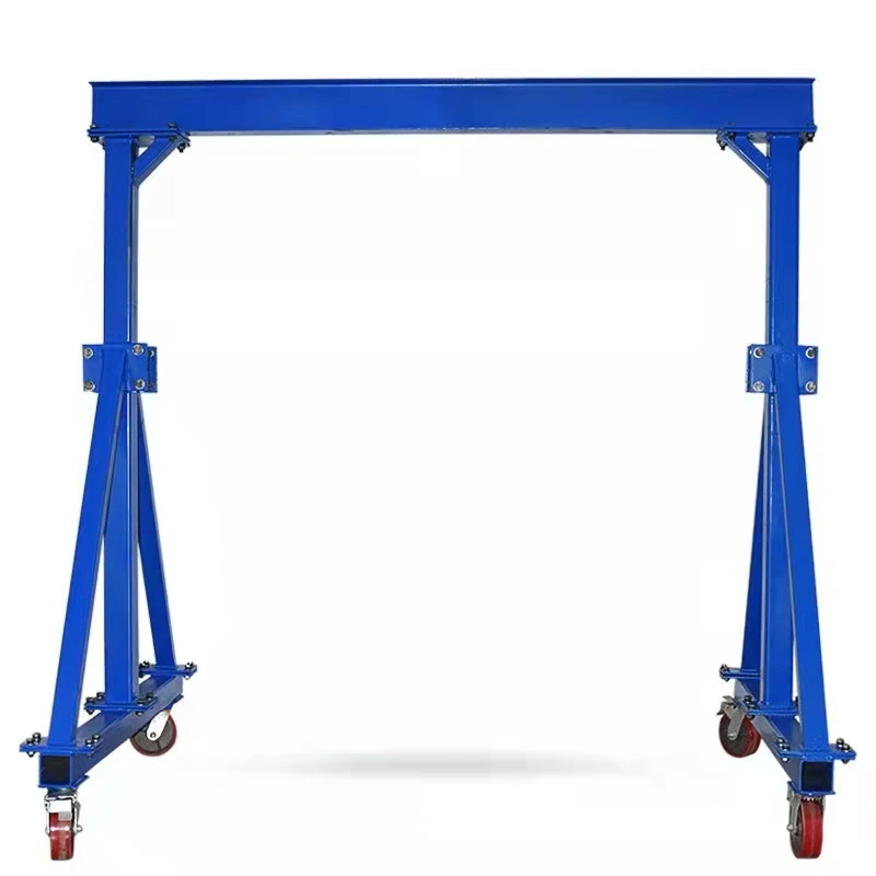 1 Ton 2 Ton 3 Ton Hand Push Portable Gantry Machine for Indoor and Outdoor Industrial Material Handling Lifting Equipment