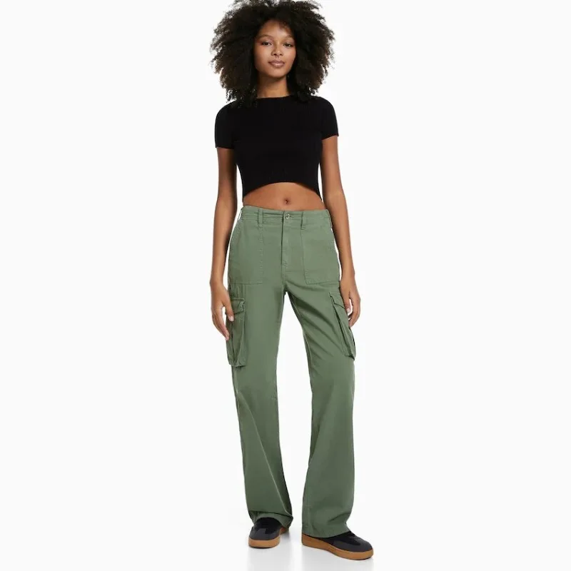 

Women's Summer Spring Pants High Waist Work Pants Simple Comfortable Casual Design Fashion Advanced Soft Niche Versatile Skinny