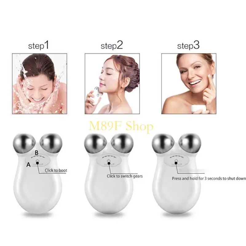 

M89F Microcurrent for Facial Toning Device 6 Intensities Skin Care Device Anti Aging