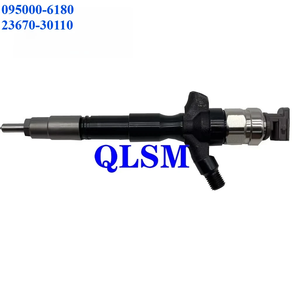 

New High Quality Accessories Common Rail Diesel fuel injector 095000-6180 23670-30110 for Toyota 1KD-FTV-
