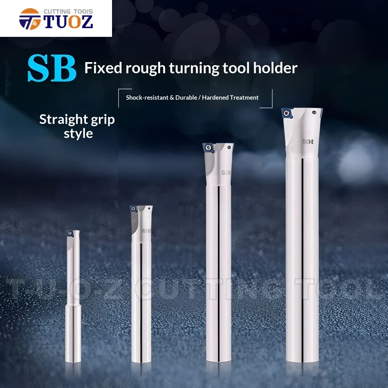 TUOZ SB Series 90° Double-Edged Fixed Rough Boring Bar Boring Tool 11.7/14.7/19.7/29.7-49.7 Fits CCMT09T3 & CCMT0602 Inserts