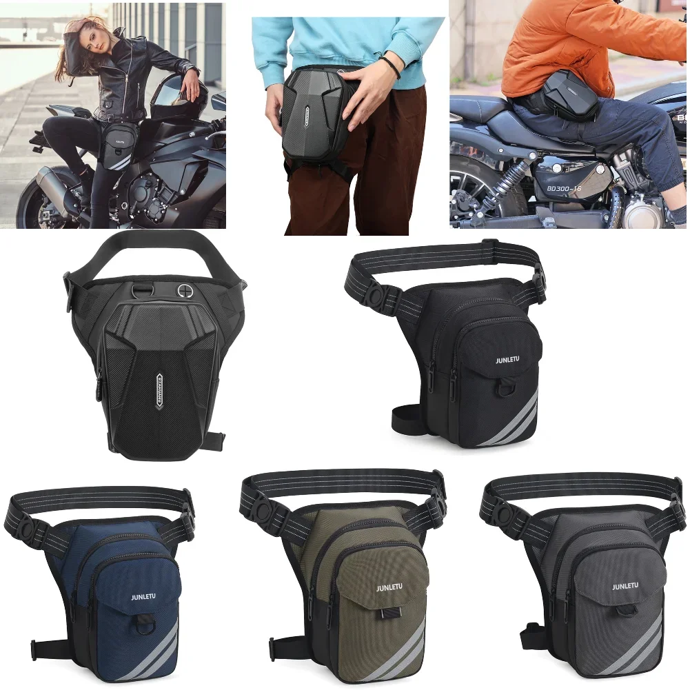 

Мотоциклетная боковая сумка с твердым корпусом, мотоциклетные сумки на пояс, водонепроницаемая сумка для мобильного телефона для езды на велосипеде на открытом воздухе