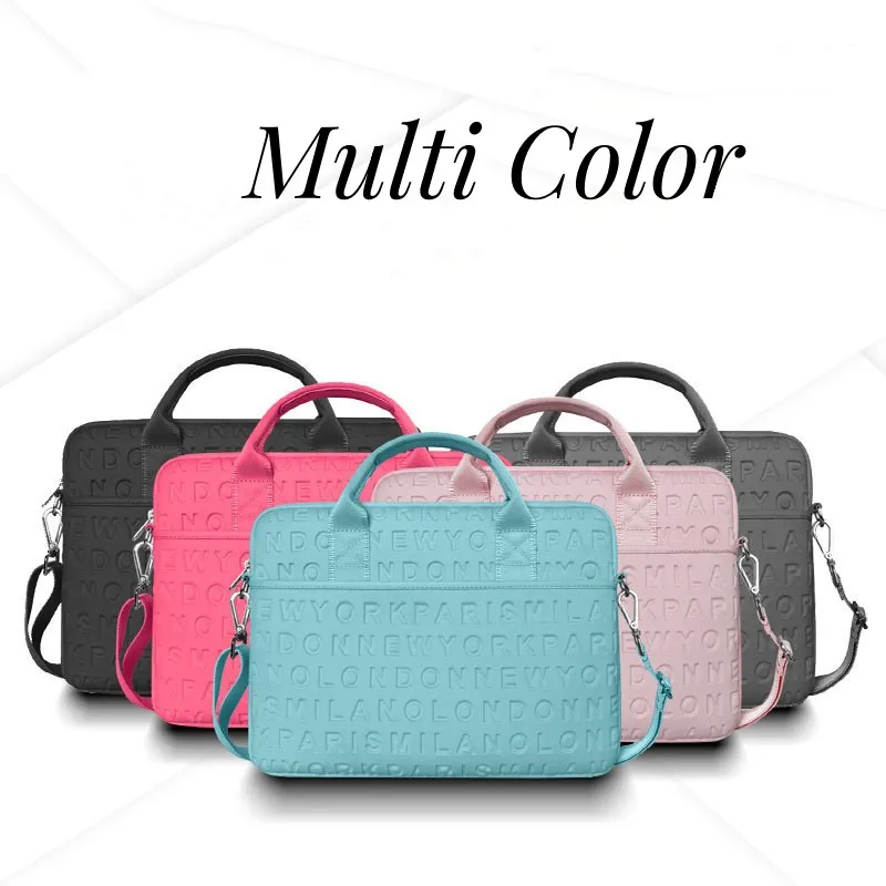 Fashion Women Men Multi-use Design Laptop Bag Letter Print Laptop Briefcase for 13/15inch Tablet Computer