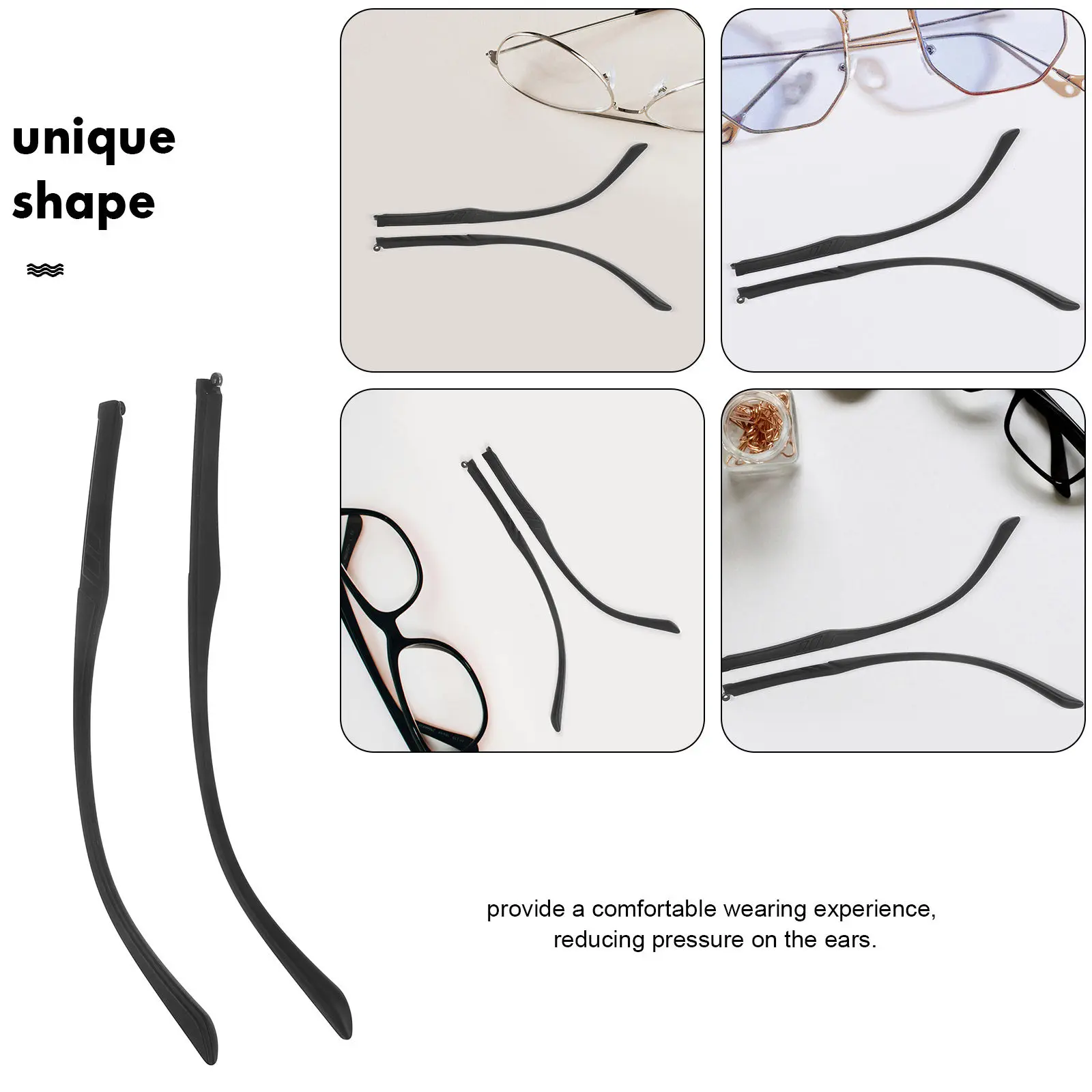 Temple Spectacle Eyewear Glasses Arms Eyeglass Frame Repair Eyeglasses Replacement Parts