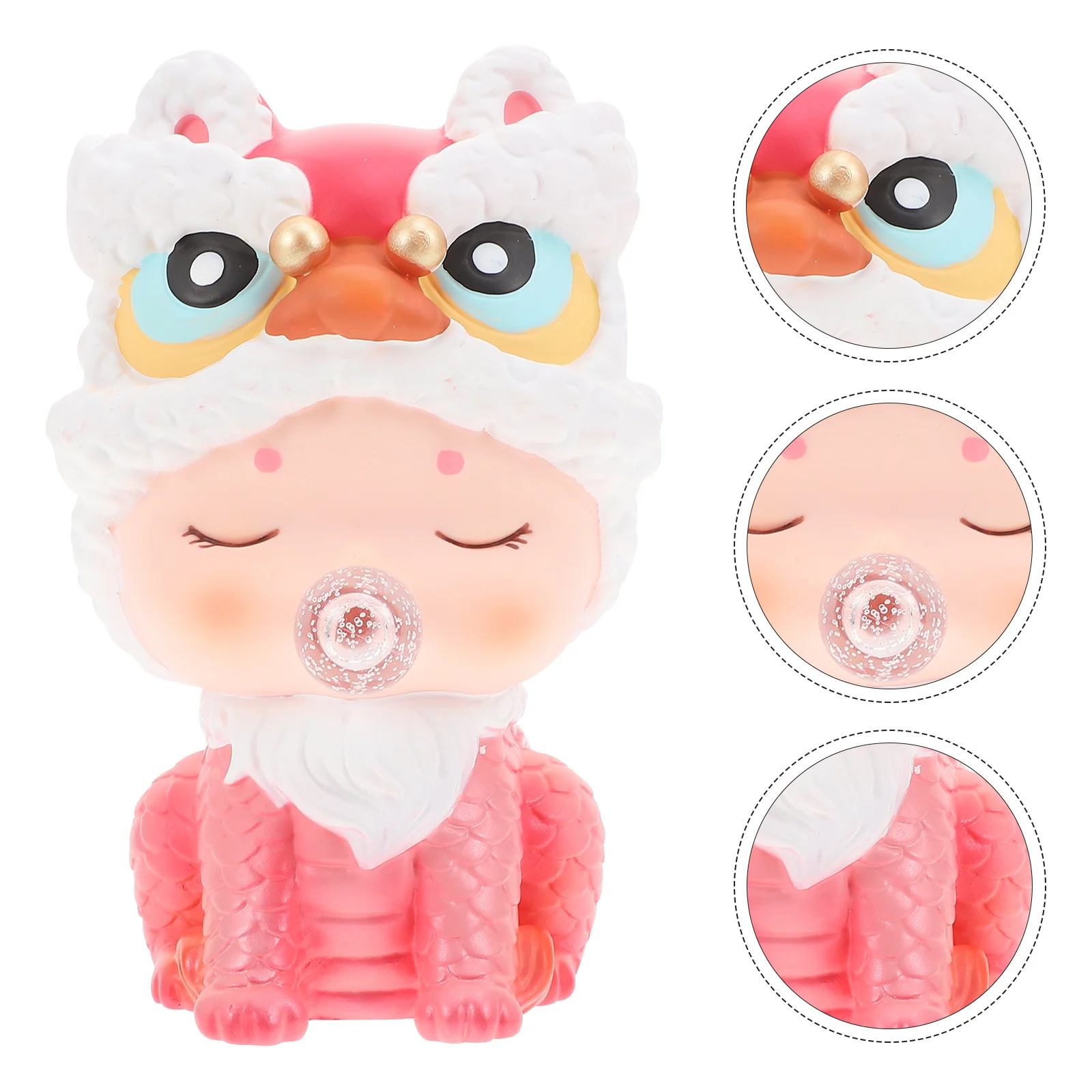 

Auspicious Beast Piggy Bank Premium Vinyl Creative Coin Bank for Kids Money Management Large Capacity Desktop Decor Adorable