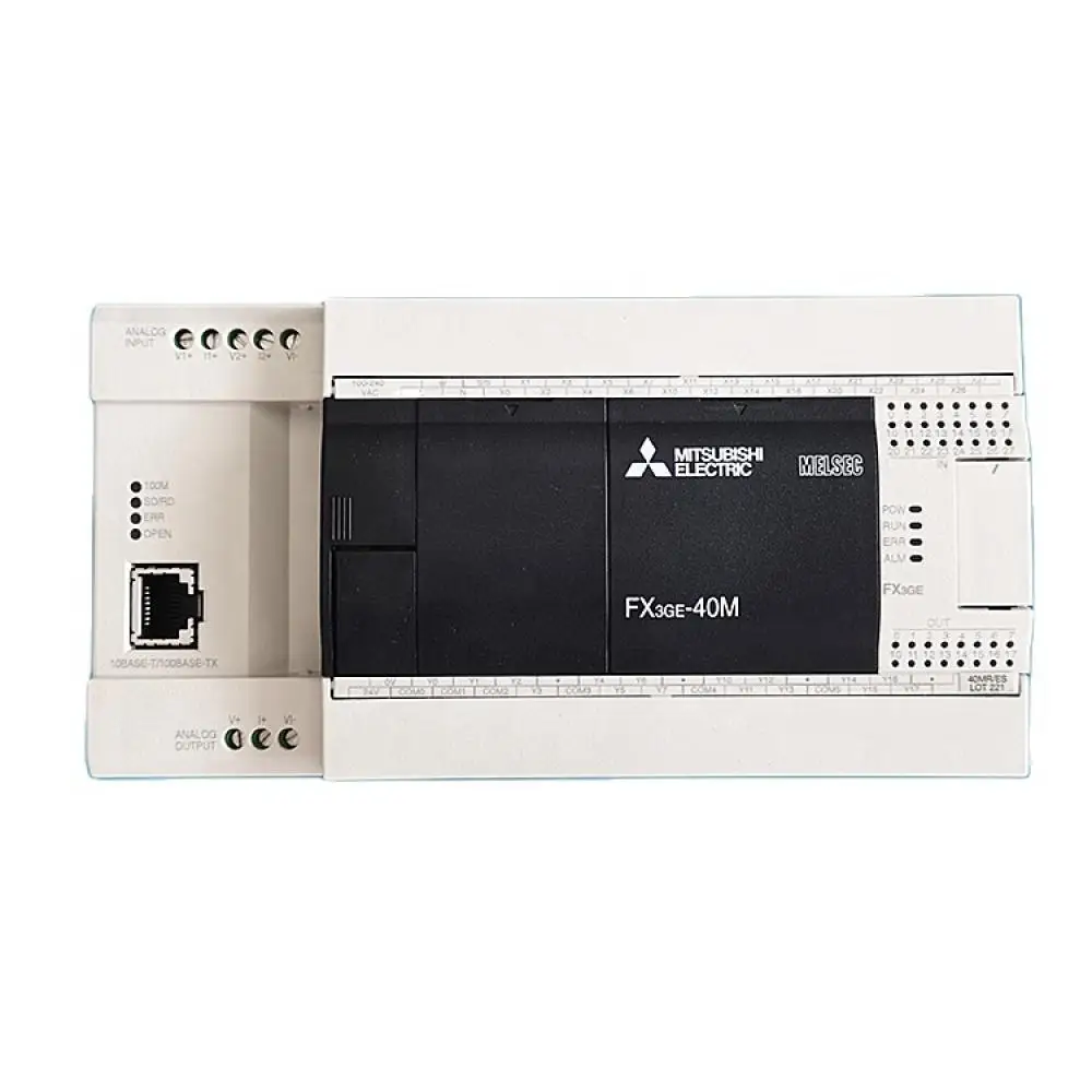 

PLC MELSEC FX3GE Series CPU FX3GE-40MT/ES FX3GE-40MR/ES with network interface