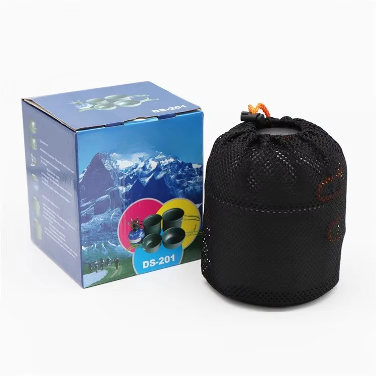 

Набор для приготовления пищи на открытом воздухе, для пикника, кемпинга, кастрюли, портативная легкая алюминиевая посуда из сплава для 2-3 человек