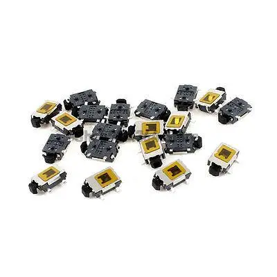 

20pcs 6x4x2mm 4-Pin SPST 1P1T Momentary Pushbutton Panel PCB Mini Tactile Switch