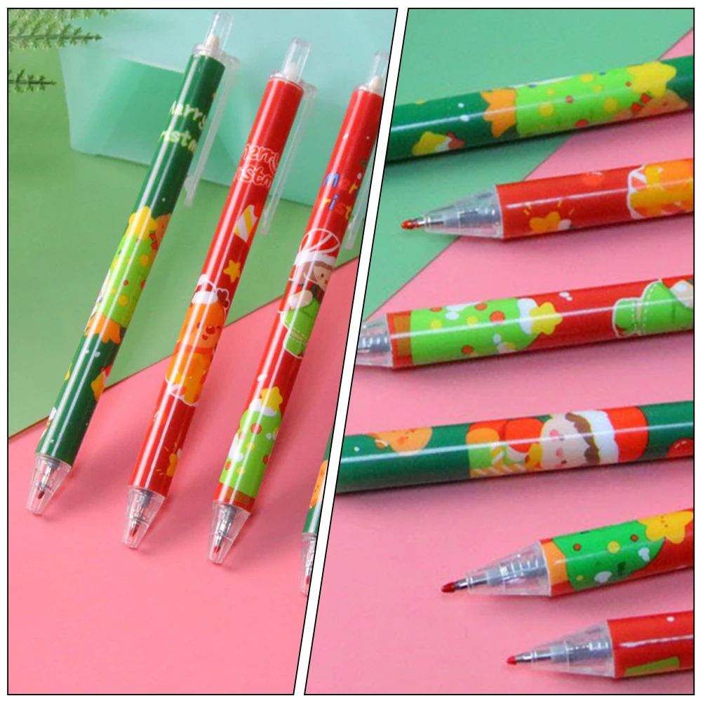 

20 Pcs Multipurpose Gel Pen Work Christmas Presents Adults Plastic Novelty Cute Cartoon Pens