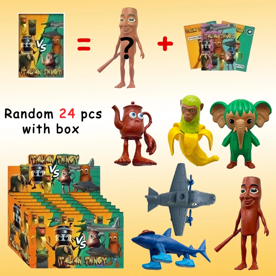 

NEW!Tung Tung Tung Sahur Figure Toy Trallelo Tralala Toy Trallelo Tralala Statue of Shark Lirili Larila TungTung Sahur Blind Box