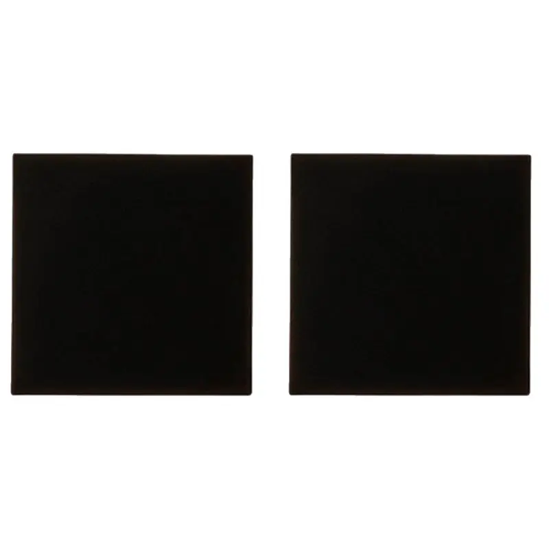 B62B-Small LED Wall Light 2Pcs Square Outdoor Wall Sconce Exterior Fixtures 3000K IP65 Rating For Porch Illumination
