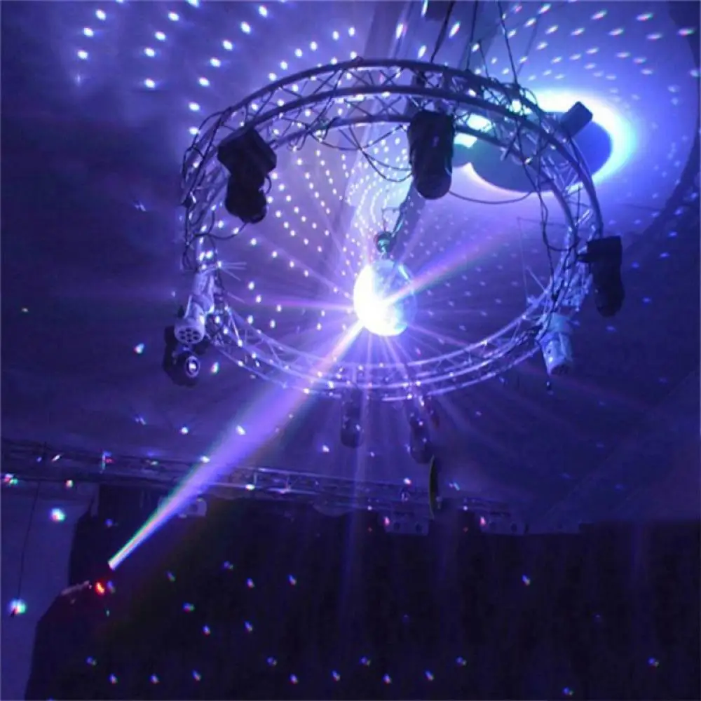 New Mirror Disco Ball Stage Light Rotating Glass Ball Big Party Decorations Bar Dj Lighting Reflection Colorful Mirror Ball