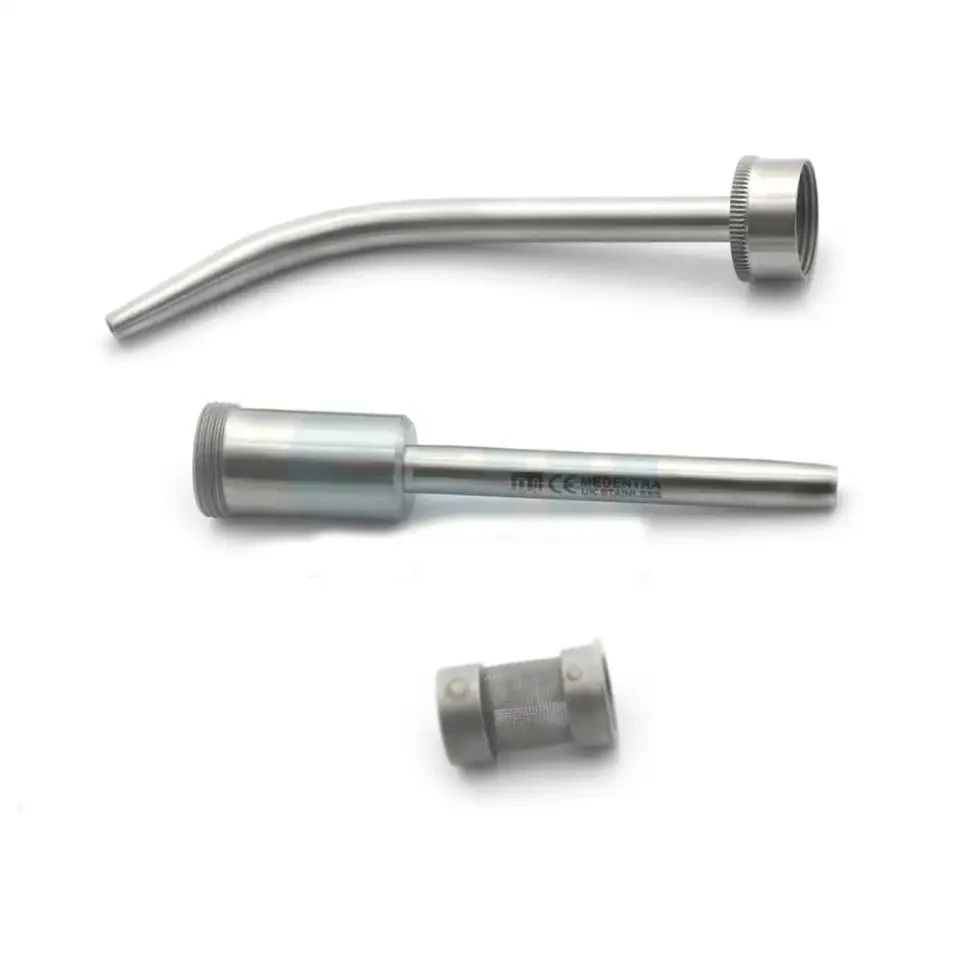 Professional Orthodontics Manual Surgicals Instruments 9mm Reusables Steel/ Metal Bone Collectors with Removable Filter Implants