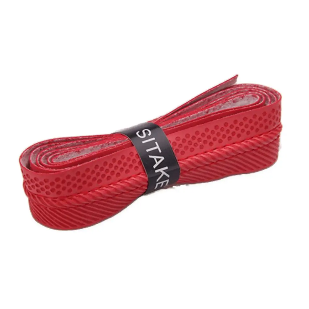 Multi-color Badminton Racket Overgrips PU Pressure Point Tennis Racquet Sweatband Shock Absorption Non-Slip Stitching Over Grips