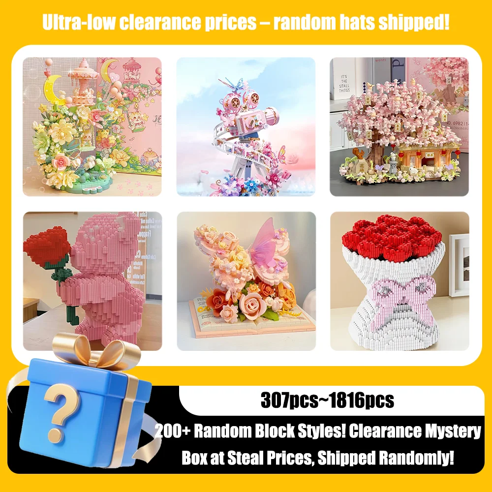 

Random theme building block blind boxes, an educational and stress-relieving surprise, unlock your assembly adventure