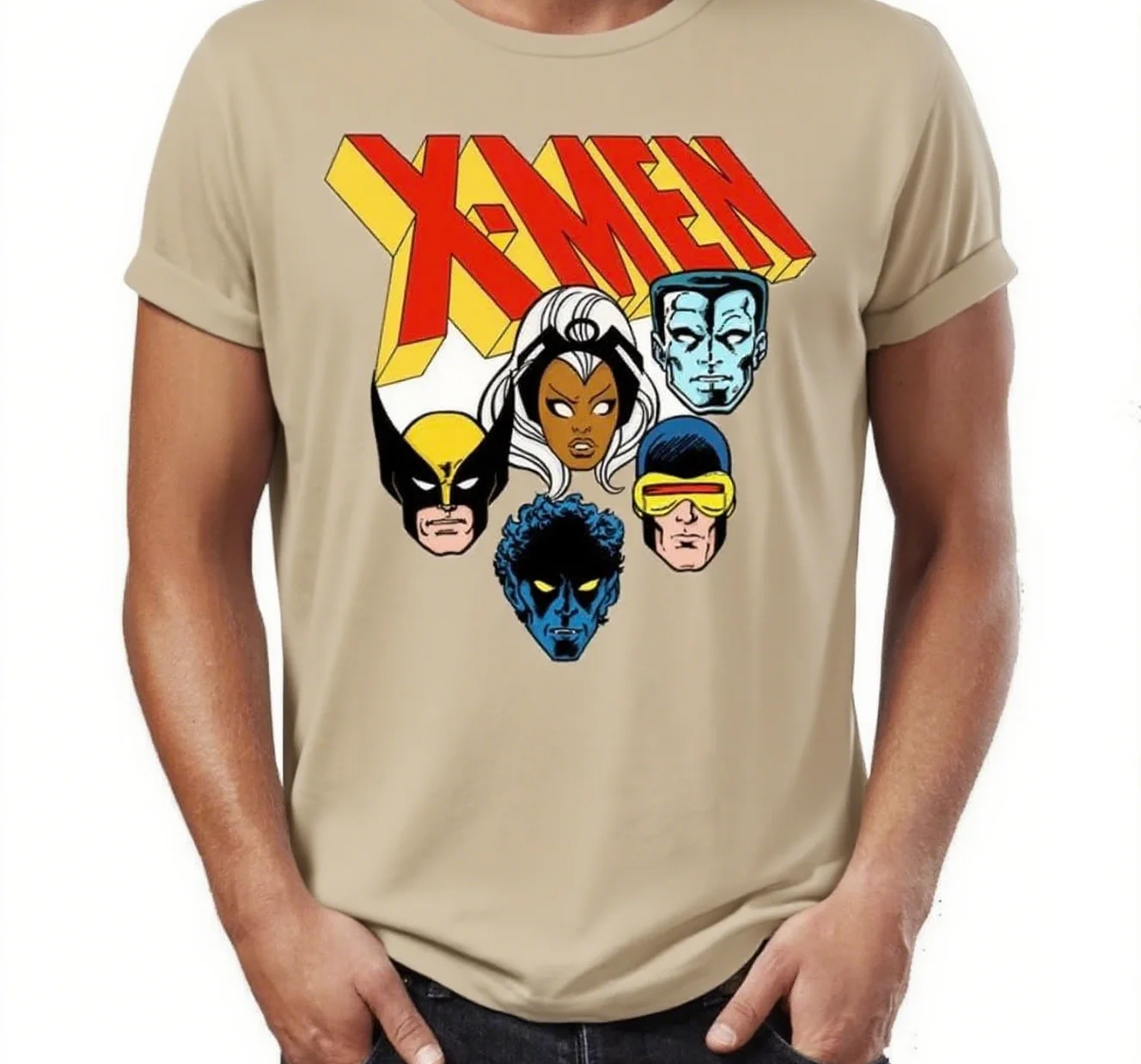 X - تي شيرت قطني مطبوع للرجال 100% مادة قطن مع بطل أسطوري آرت كول خارقة جرافيك طباعة وصول جديد تي شيرت S-4XL #3