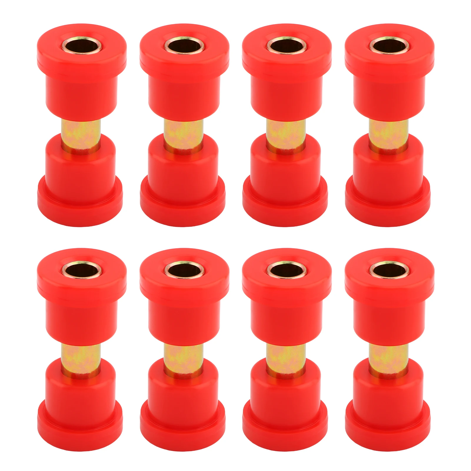 24pcs 1012303 1015583 Shackle Front Rear Golf Cart Professional Rubber Red Club Car Leaf Spring Bushing Kit Fit For DS 1981-Up