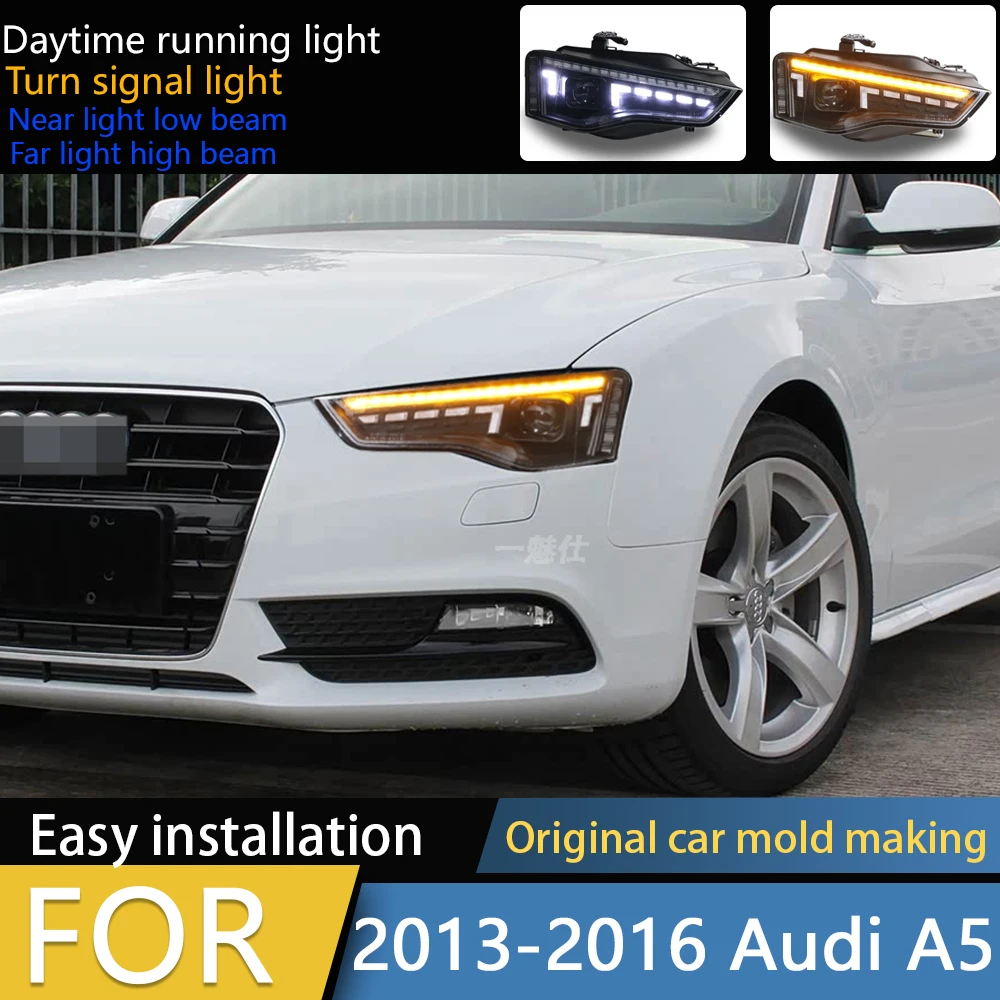 

Headlamp For Audi A5 13-16 HEAD LAM Dynamic turning signal light SN