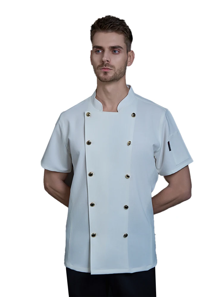 Chef Clothing Chef Uniforms for Man Cooking Clothes Tops Waiter's Uniform Women's Kitchen Jacket Hotel Restaurant Work Clothing