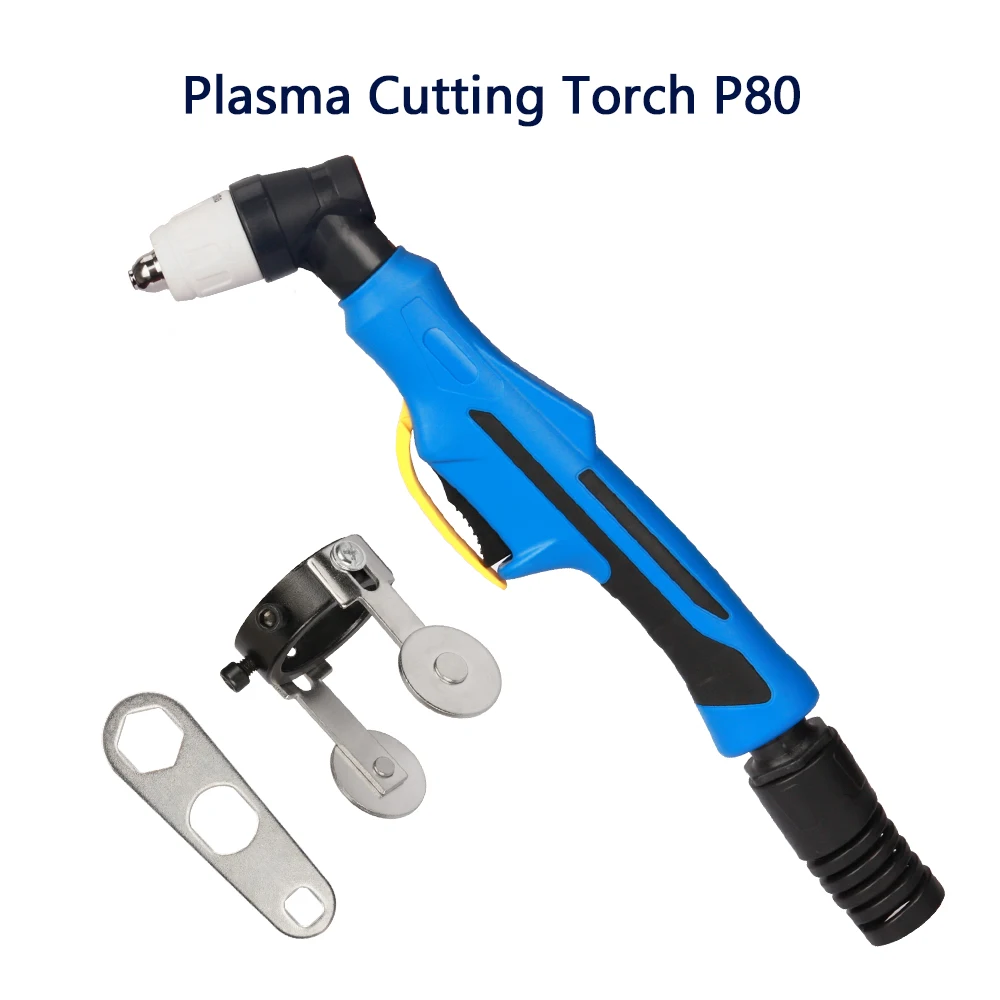 P80 PT-80 Torch Plasma Cutter Gun Head Body Plasma Cutting Tip Electrode Nozzle For Industry Air Cooled Plasma Cutting Machine