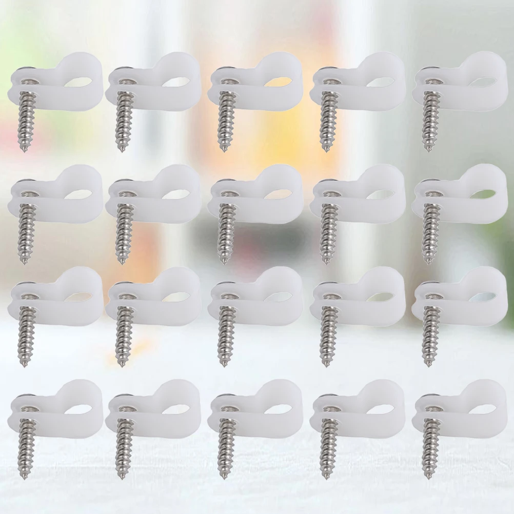 

50 Pcs Cable Ties Durable Waterproof Wire ganizer Clamp Bundle Computer Cords Ropes Home Office Use