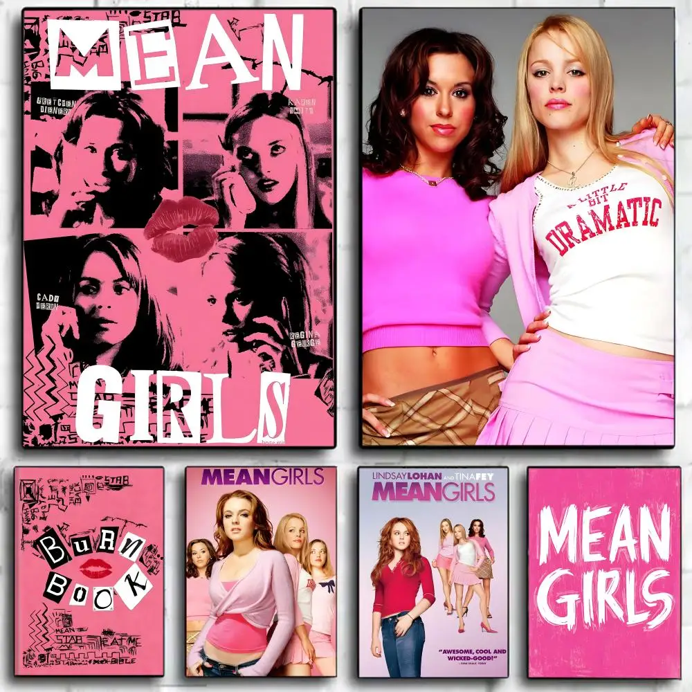 1 Stück M-Mean Girls Filmplakat Wandkunstdruck Poster Dekorative Wanddekoration Heimdekoration Geschenk Ungerahmt