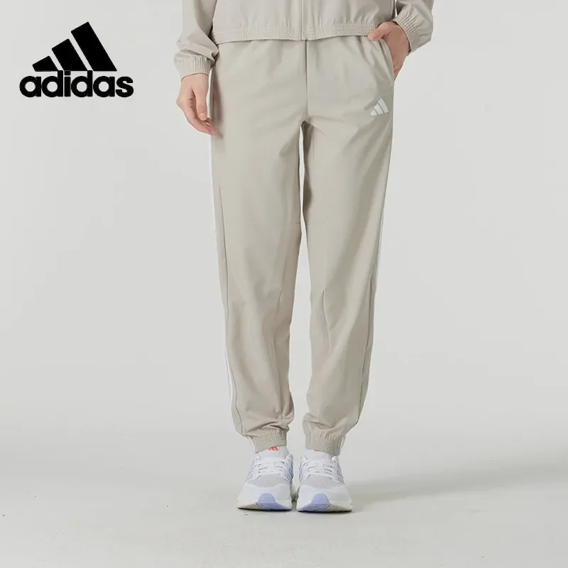 Adidas Stretch Spandex Mid Rise Waist Loose Fit Snap Cargo Pockets Outdoor TrousersJD6522