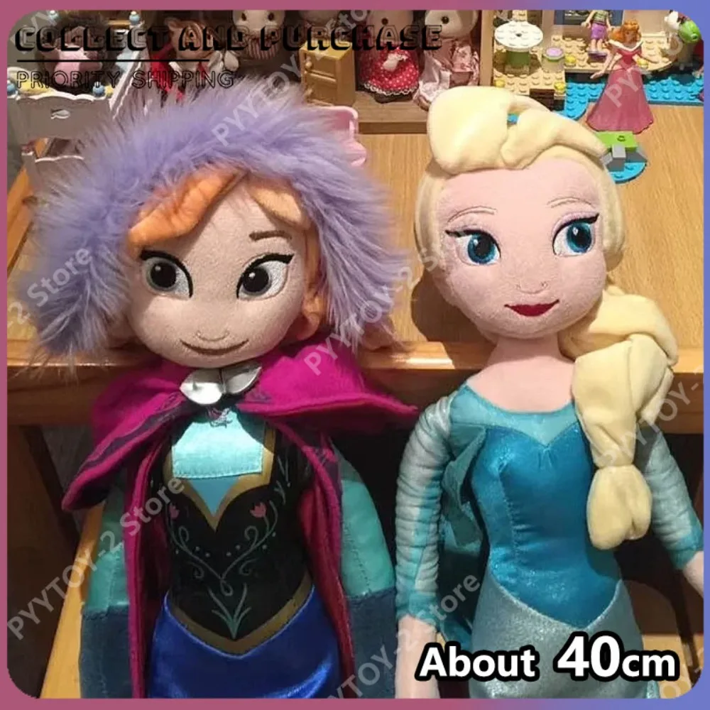 

Frozen Anna Elsa Dolls 40cm 50cm Snow Queen Princess Anna Elsa Plush Toy Cute Kawaii Soft Stuffed Animal Toys Birthday Gifts