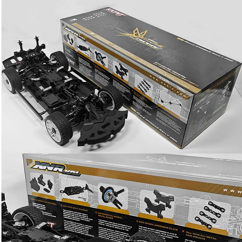 

New Style In Stock KKPIT 1:7 KRL Xuanniao Big Rally Car 6S KIT Professional RC Electric Model Remote Control Rally Car